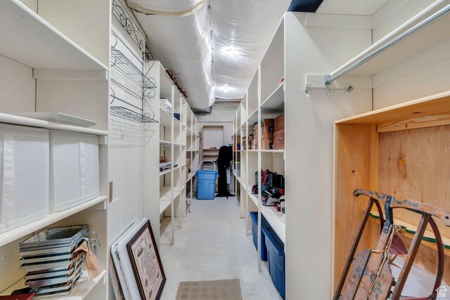 view of storage room