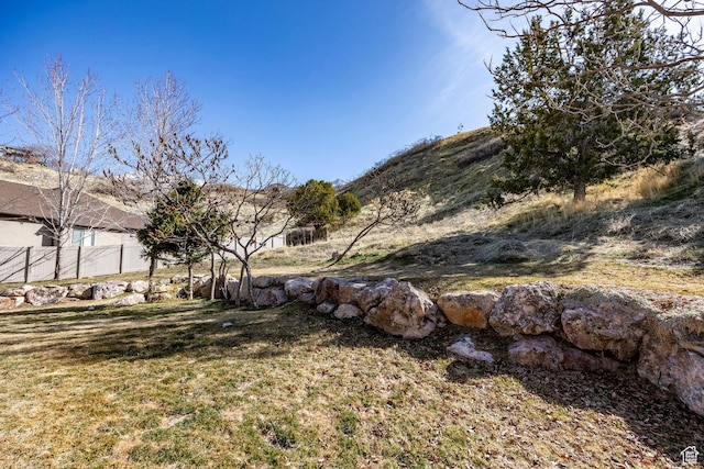 2652 E 6500 S, Uintah, UT 84403 - view of yard with a mountain view and fence