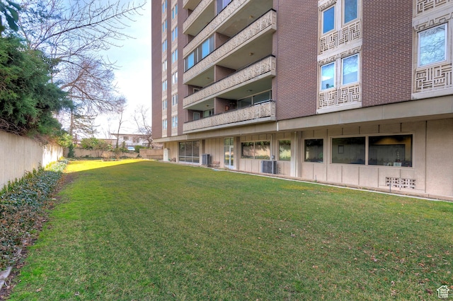 exterior space featuring fence