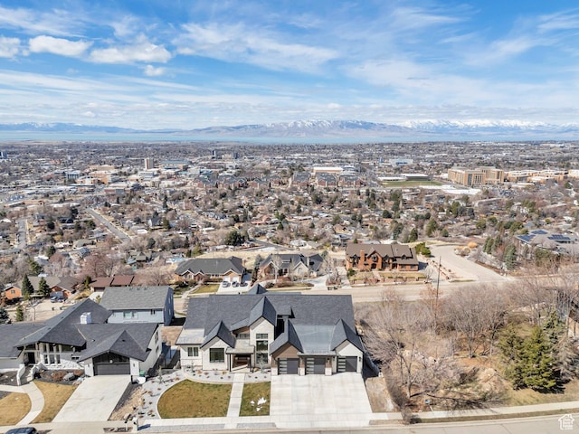 1413 N 1500 E, Provo, UT 84604 - drone / aerial view with a mountain view and a residential view
