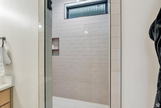 1413 N 1500 E, Provo, UT 84604 - bathroom featuring vanity and walk in shower