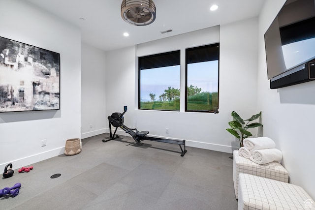 9774 N Red Hawk Trl, Park City, UT 84098 - workout room featuring recessed lighting and baseboards