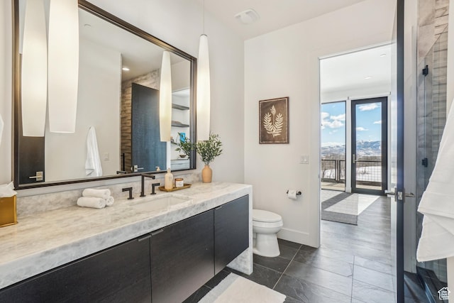 9774 N Red Hawk Trl, Park City, UT 84098 - full bath with toilet, vanity, and baseboards