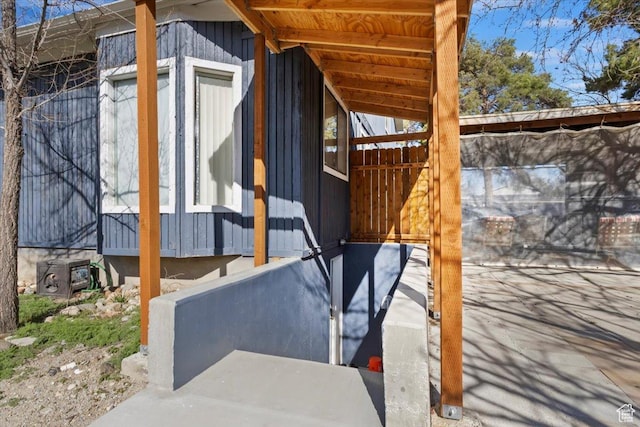 view of side of home