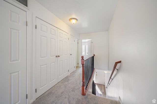 123 E 2nd Ave N Unit T-9, Salt Lake City, UT 84103 - interior space featuring carpet and an upstairs landing