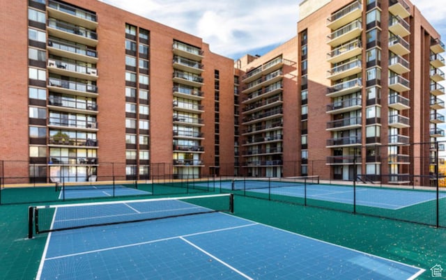 123 E 2nd Ave N Unit T-9, Salt Lake City, UT 84103 - view of tennis court featuring fence