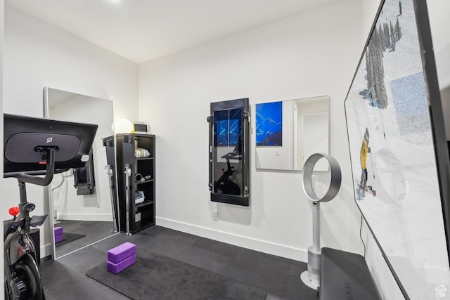 3599 Daybreaker Dr, Park City, UT 84098 - workout area with baseboards
