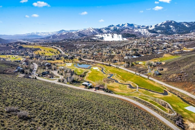 3599 Daybreaker Dr, Park City, UT 84098 - aerial view featuring a mountain view