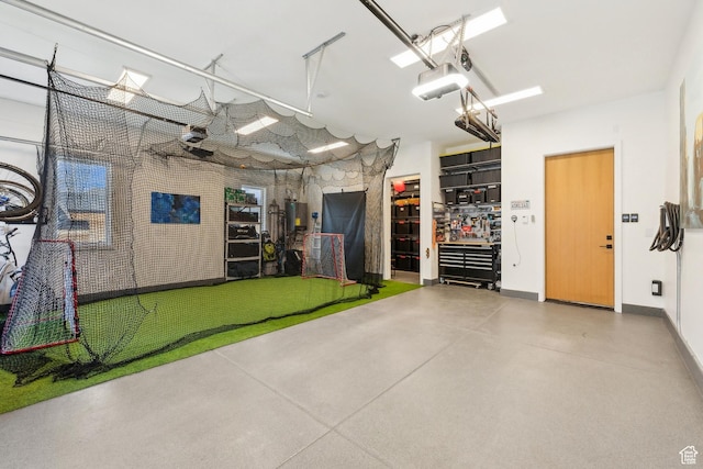 3599 Daybreaker Dr, Park City, UT 84098 - garage with baseboards and a garage door opener