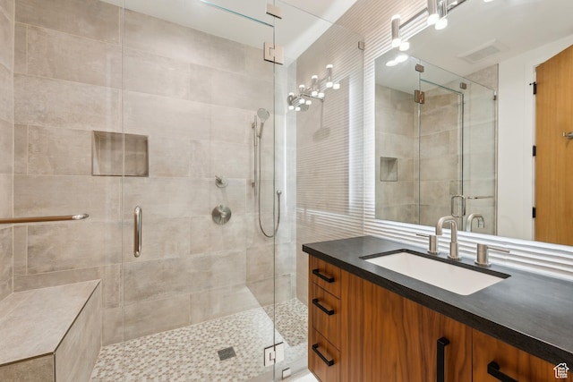 3599 Daybreaker Dr, Park City, UT 84098 - full bathroom with a stall shower and vanity