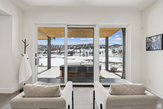 3599 Daybreaker Dr, Park City, UT 84098 - living room featuring baseboards and a healthy amount of sunlight
