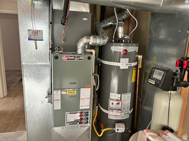 880 E 5700 S, South Ogden, UT 84405 - utilities with secured water heater and heating unit