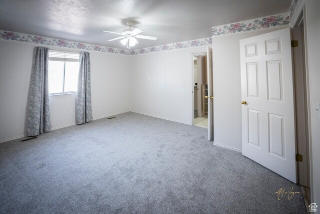 880 E 5700 S, South Ogden, UT 84405 - carpeted spare room with baseboards, a ceiling fan, and visible vents