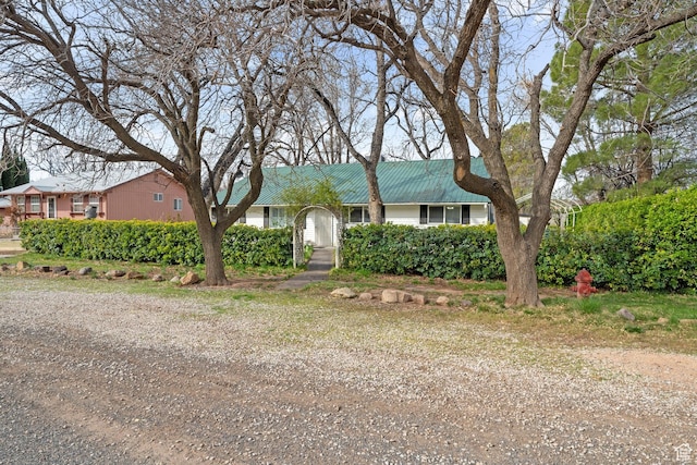 191 N Ash Creek Dr, Toquerville, UT 84774 - ranch-style home featuring metal roof