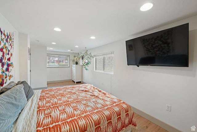 191 N Ash Creek Dr, Toquerville, UT 84774 - bedroom with recessed lighting, baseboards, and wood finished floors