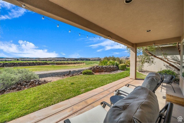 409 N Country Ln Unit 3, St George, UT 84770 - view of patio / terrace featuring outdoor lounge area
