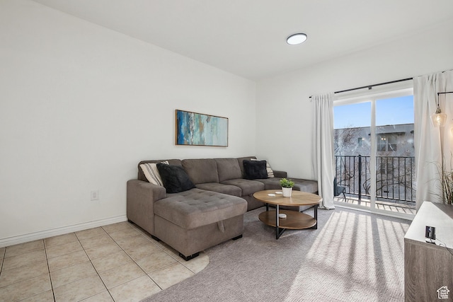1134 E 3300 S Unit 216, Millcreek, UT 84106 - living room with light tile patterned floors and baseboards