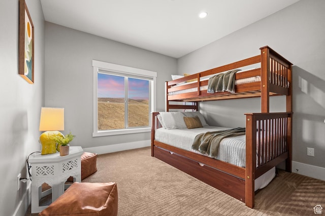 1733 E Viewside Cir, Hideout, UT 84036 - carpeted bedroom featuring baseboards and recessed lighting