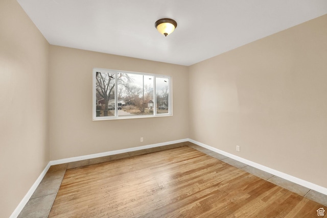 641 E Coatsville Ave S, Salt Lake City, UT 84105 - spare room with baseboards and light wood finished floors