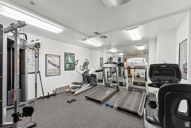 7035 N 2200 W Unit 3W, Park City, UT 84098 - exercise room featuring visible vents