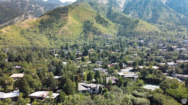 4127 E Mathews Way S, Salt Lake City, UT 84124 - bird's eye view with a mountain view and a wooded view