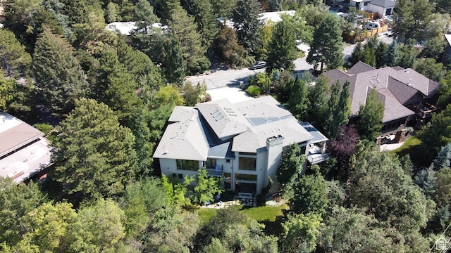 4127 E Mathews Way S, Salt Lake City, UT 84124 - aerial view with a residential view and a wooded view