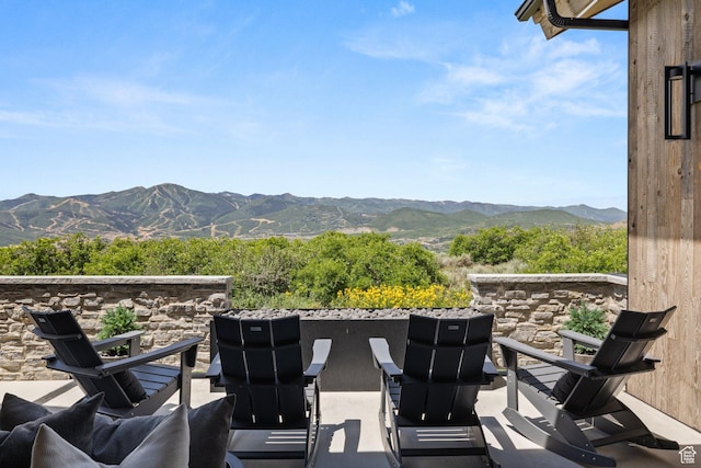 11503 N Soaring Hawk Ln, Hideout, UT 84036 - balcony featuring a mountain view