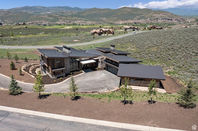 6421 E Evening Star Dr, Kamas, UT 84036 - drone / aerial view with a mountain view