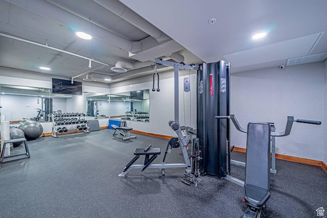 2669 Canyons Resort Dr Unit 314, Park City, UT 84098 - gym with baseboards