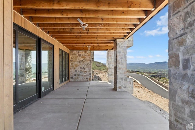 1878 E Chimney Rock Rd S Unit 536, Heber City, UT 84032 - view of patio with a mountain view