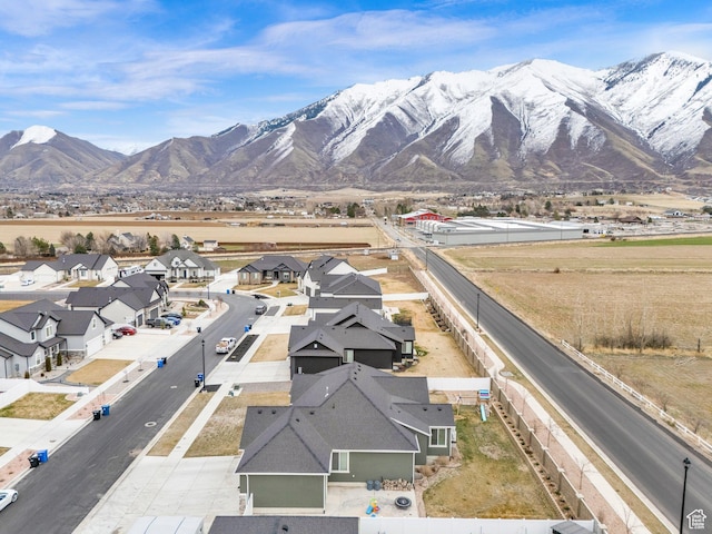2998 E 80 S, Spanish Fork, UT 84660 - bird's eye view featuring a residential view and a mountain view