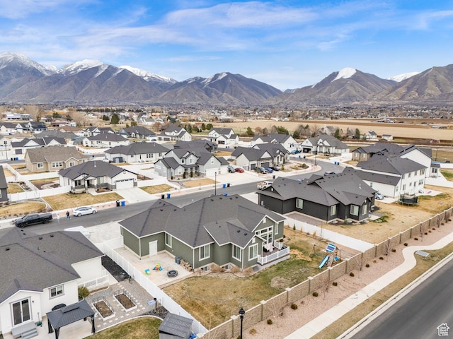 2998 E 80 S, Spanish Fork, UT 84660 - aerial view featuring a mountain view and a residential view