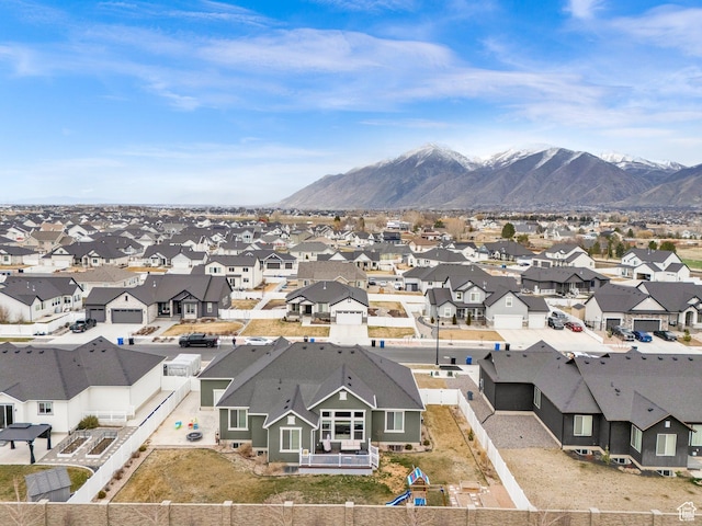 2998 E 80 S, Spanish Fork, UT 84660 - aerial view with a residential view and a mountain view