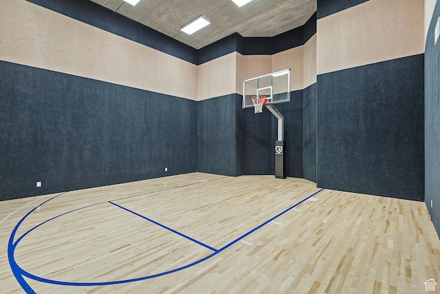 view of sport court with community basketball court