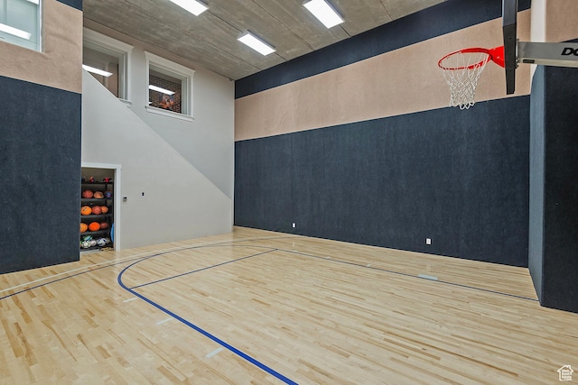 view of sport court with community basketball court