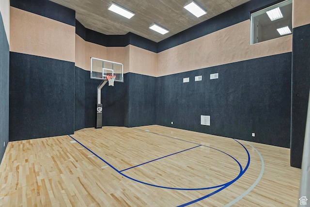 view of basketball court featuring community basketball court