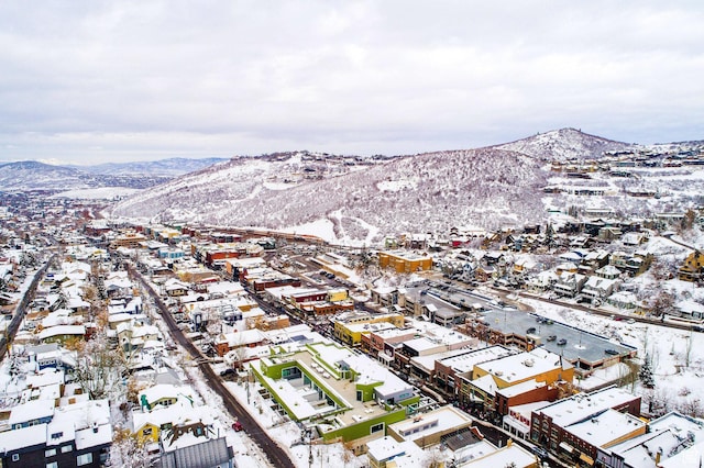 1385 Lowell Ave Unit 101, Park City, UT 84060 - bird's eye view with a mountain view