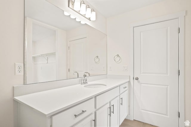 67 E Hamblin Ln, Clearfield, UT 84015 - bathroom featuring vanity and tile patterned floors