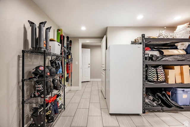 view of storage