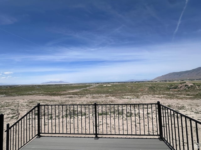 454 W 2520 N Unit 325, Tooele, UT 84074 - wooden deck with a mountain view