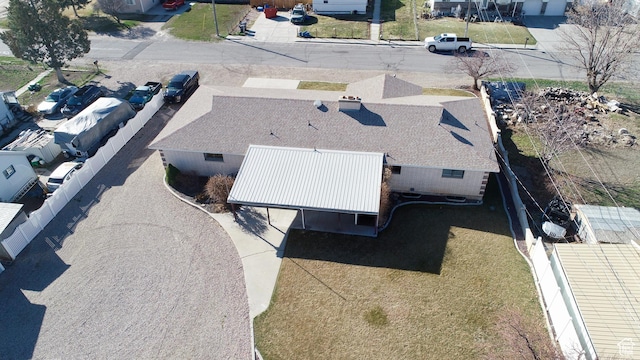 drone / aerial view