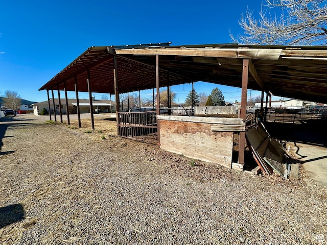 exterior space with an exterior structure and an outdoor structure