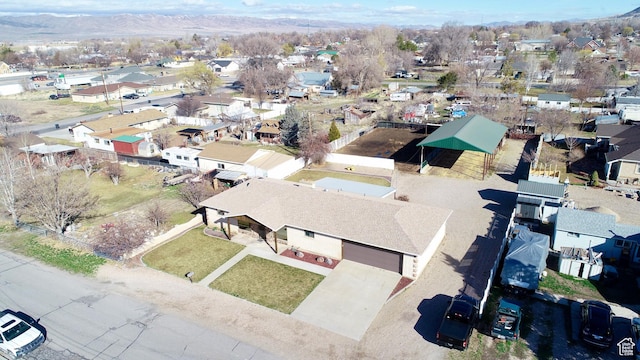 birds eye view of property featuring a residential view