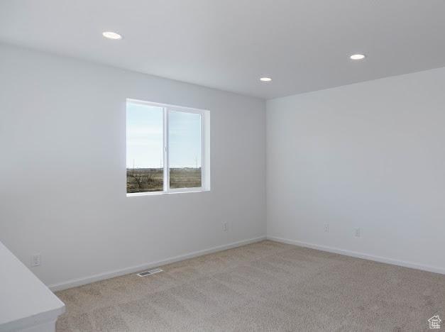 1114 W 450 S Unit 62, Brigham City, UT 84302 - unfurnished room featuring recessed lighting, light colored carpet, and baseboards
