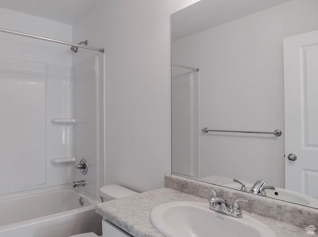 1114 W 450 S Unit 62, Brigham City, UT 84302 - full bath with vanity, toilet, and  shower combination
