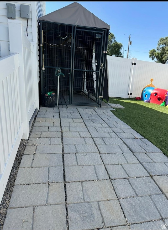 9480 N 5600 W, Elwood, UT 84337 - view of patio featuring fence