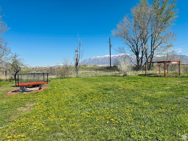 3356 W 1200 S, Ogden, UT 84404 - view of yard featuring a mountain view