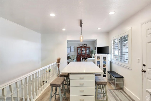 1564 N 1600 E, Logan, UT 84341 - dining space featuring recessed lighting, light wood-style floors, and baseboards