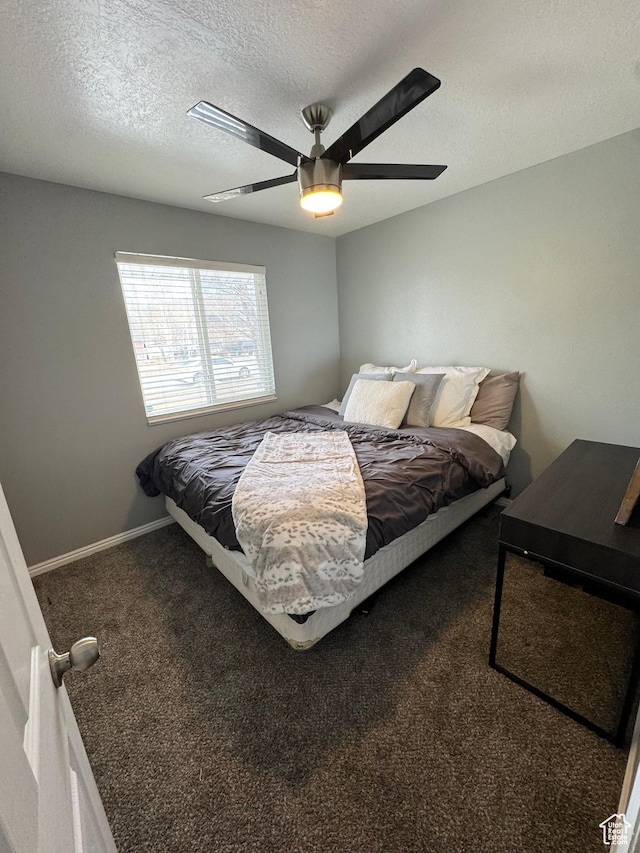840 E 170 N, Heber City, UT 84032 - bedroom with a textured ceiling, carpet flooring, and ceiling fan