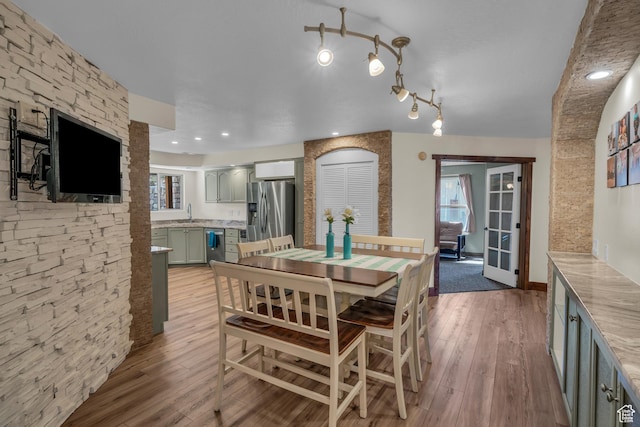 1060 E Summit Ridge Dr, St George, UT 84790 - dining room with recessed lighting and light wood finished floors
